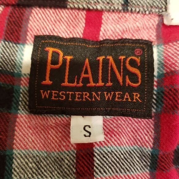 Plains Western Plaid Flannel Pearl Snap Shirt - Picture 5 of 8